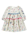 Monnalisa gemstone-print dress - White