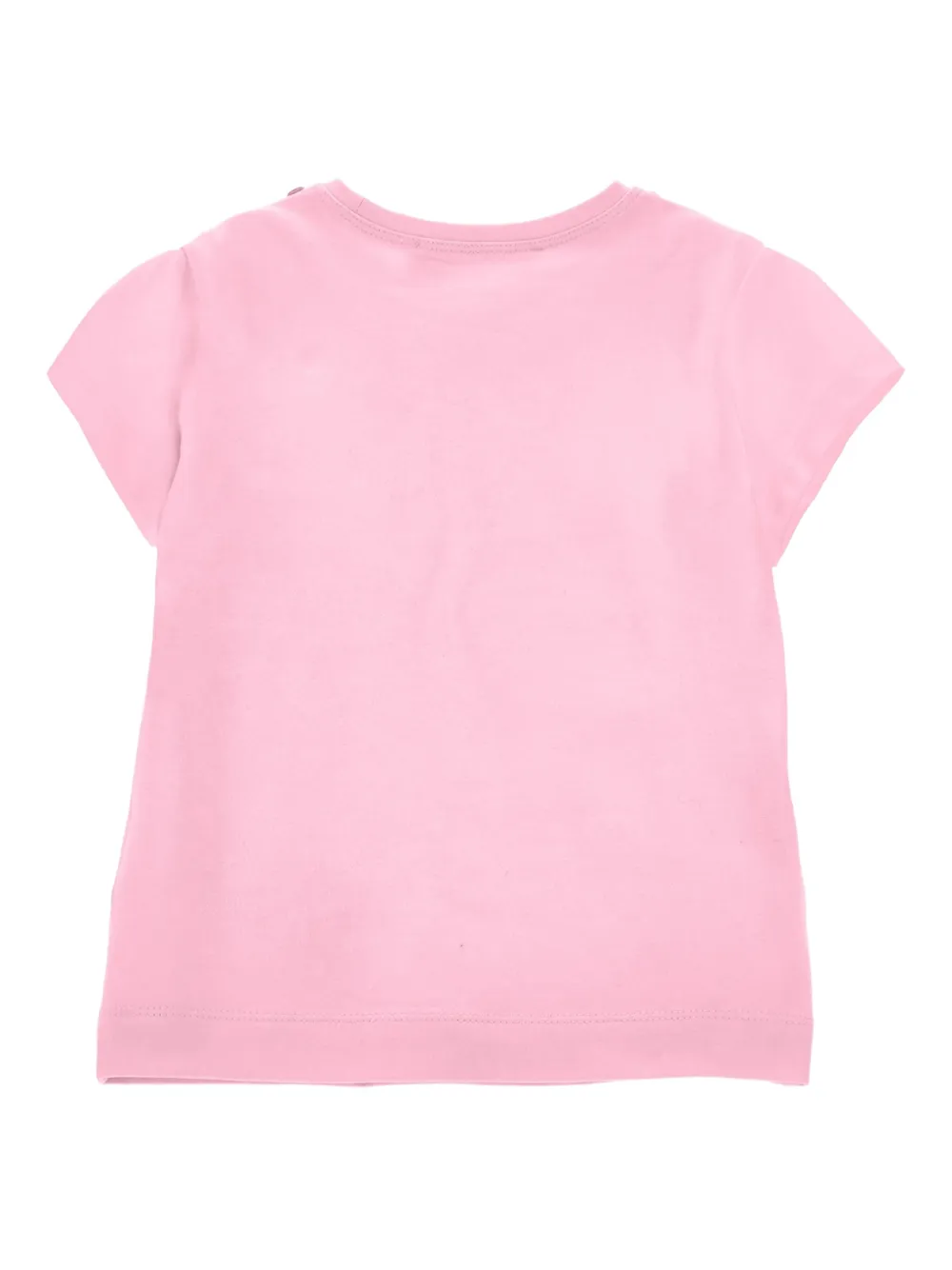 Monnalisa T-shirt verfraaid met kristallen Roze