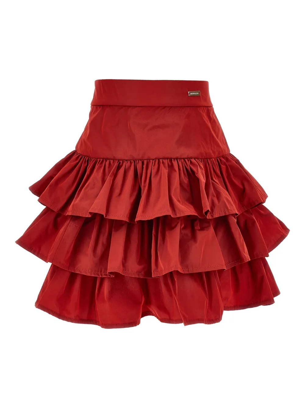 Monnalisa Mini-rok met ruches Rood