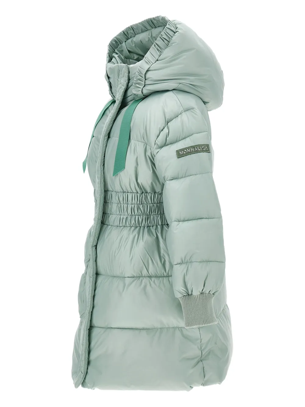 Monnalisa Donsjas met capuchon Groen