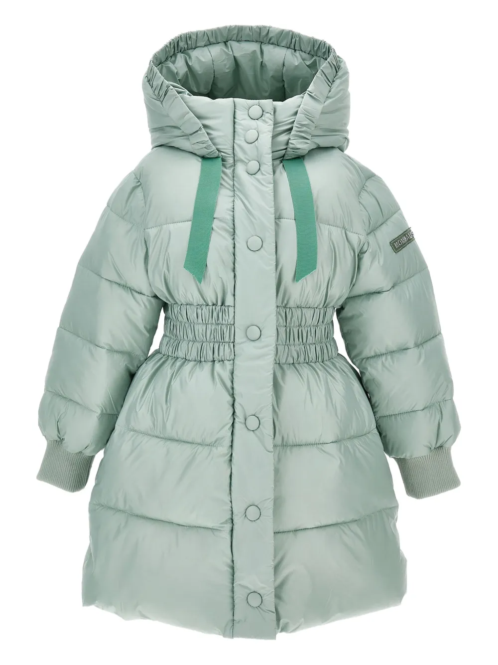 Monnalisa Donsjas met capuchon Groen