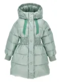 Monnalisa hooded puffer coat - Green