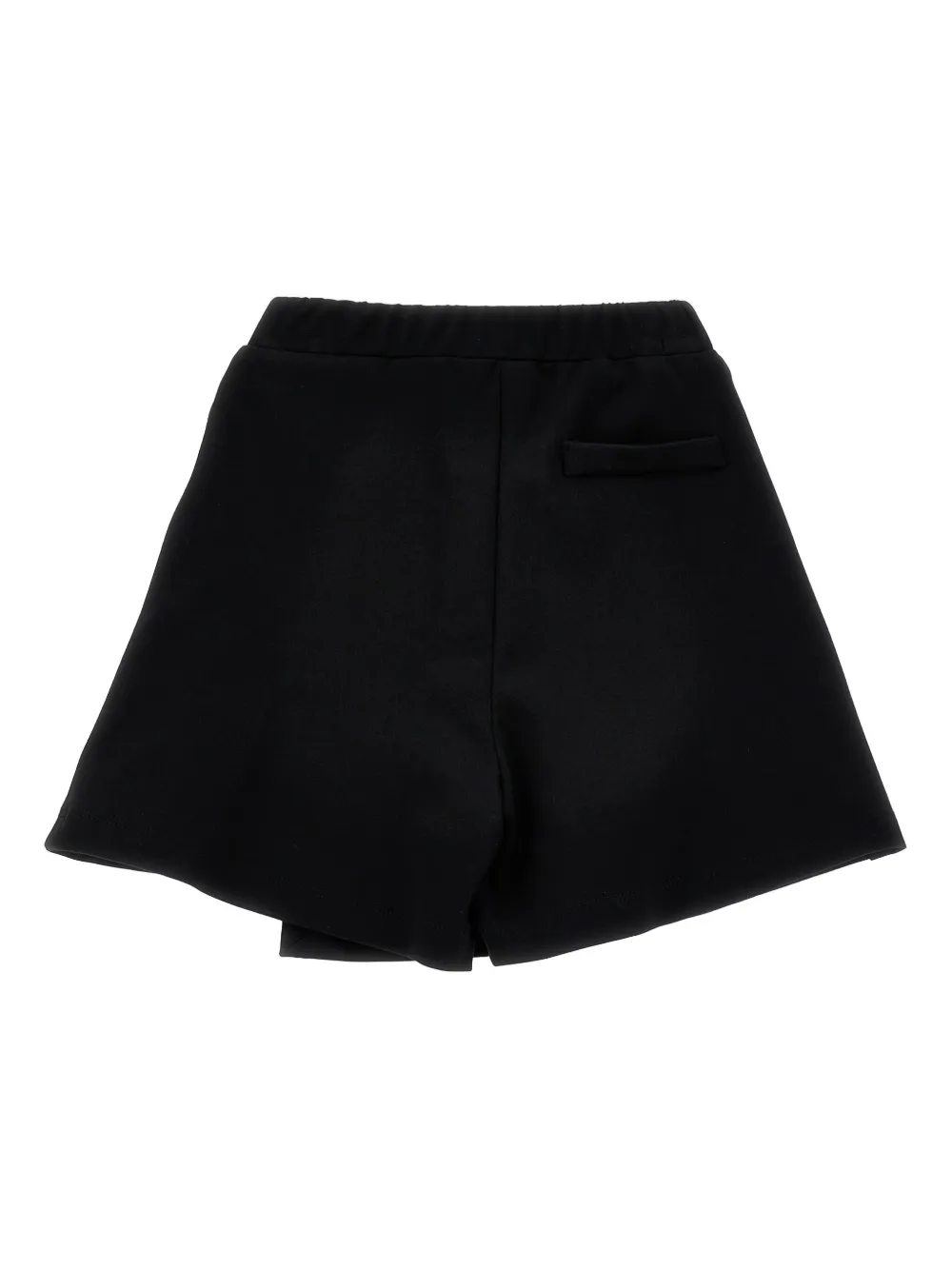 Monnalisa Asymmetrische mini-skort Zwart
