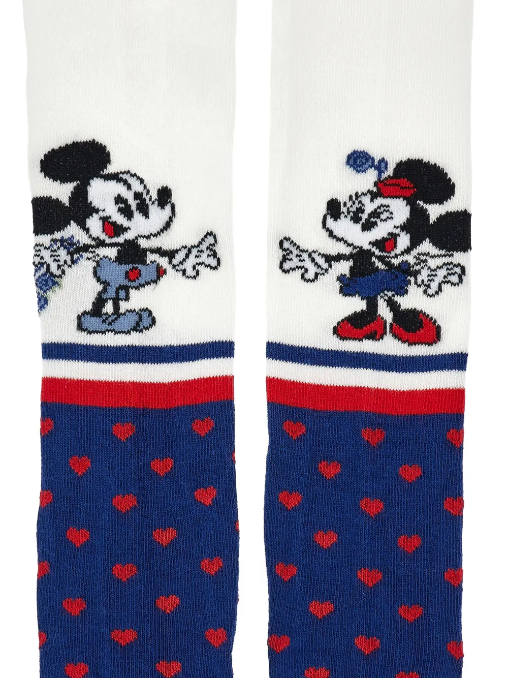 Monnalisa x Disney Mickey Mouse panty met hartpatroon Wit
