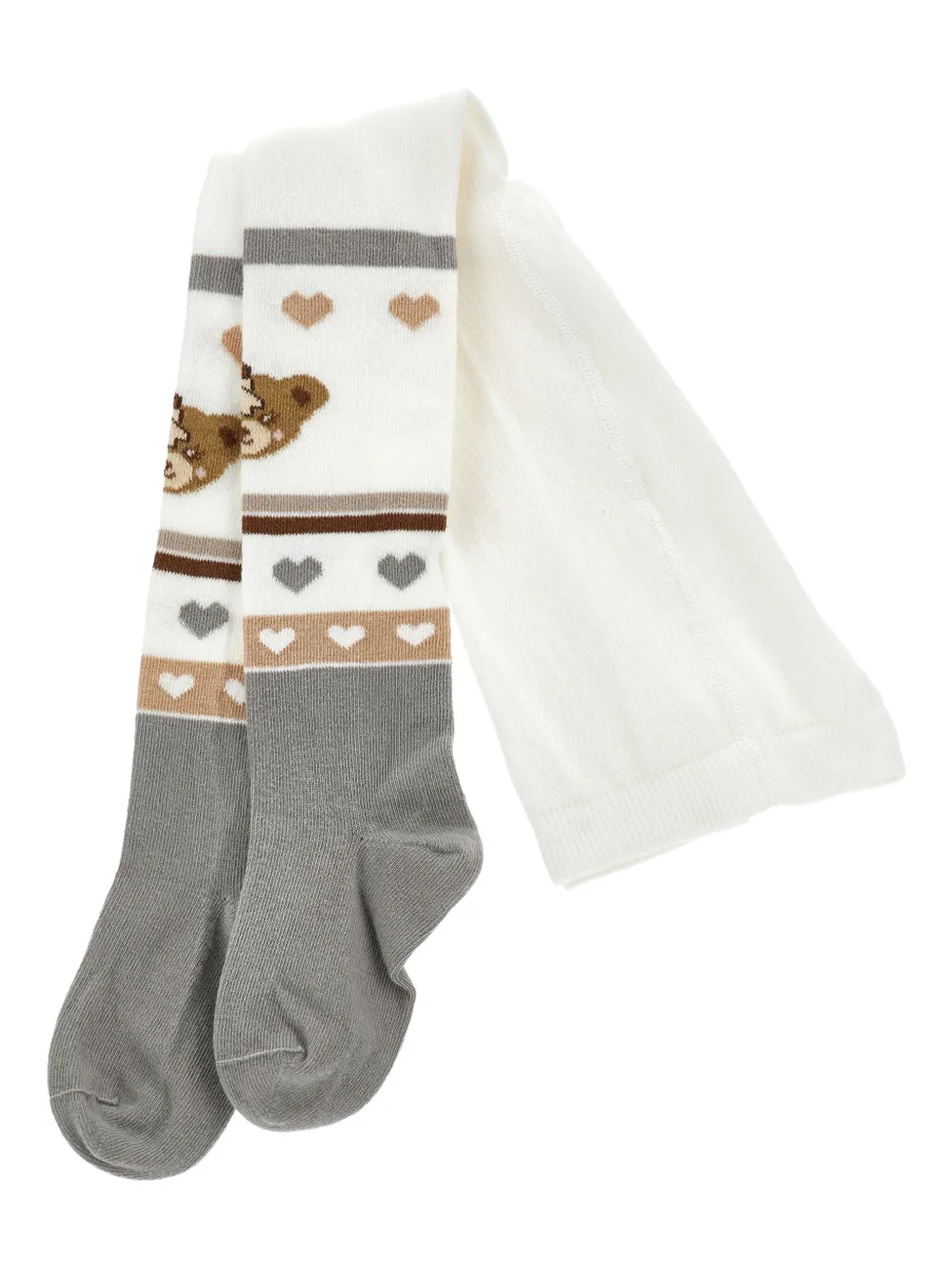 Monnalisa pantimedias con corazones estampados | blanco | Image 1