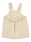Monnalisa corduroy dress - Neutrals