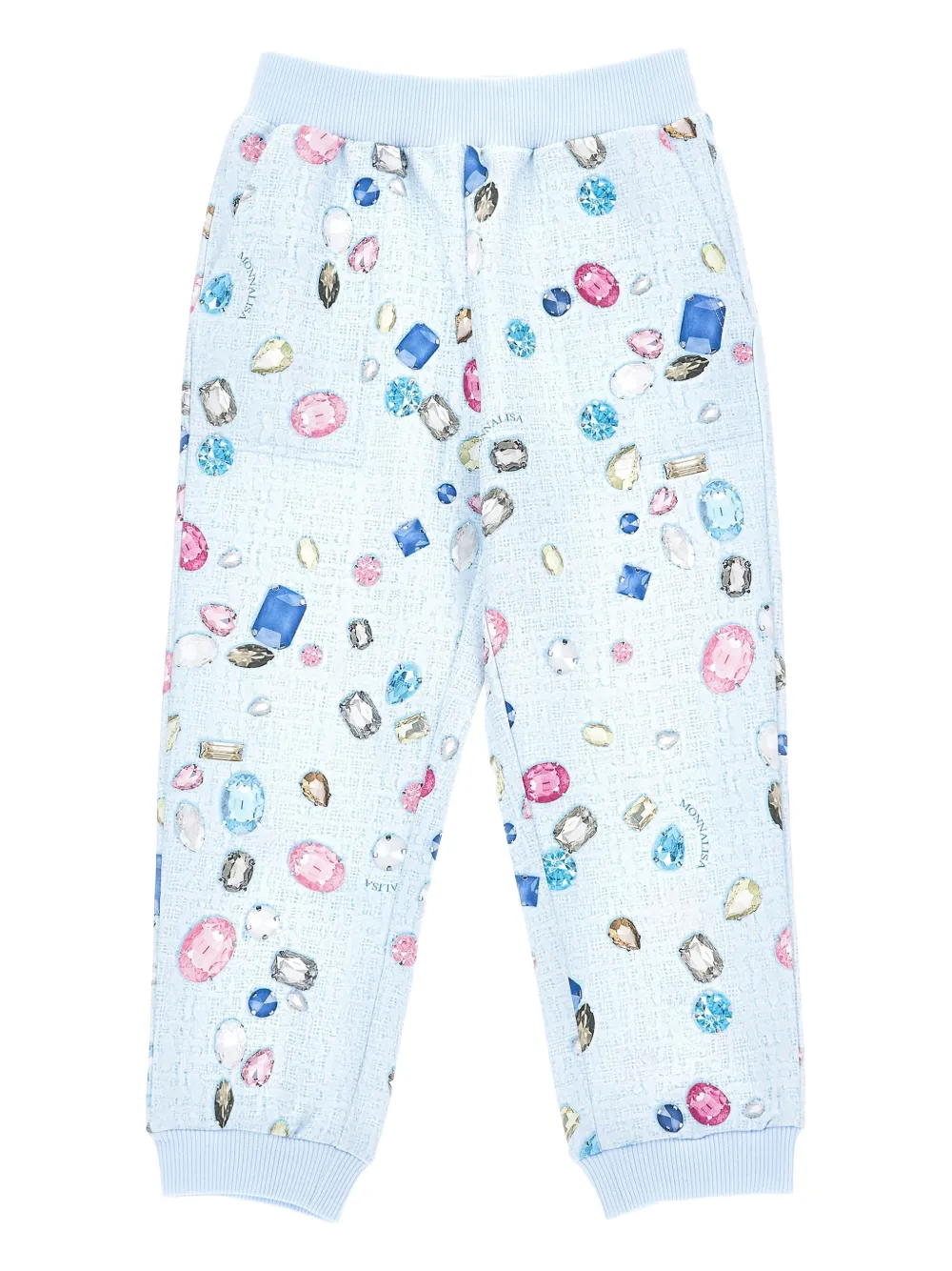 Monnalisa Trainingsbroek met print Blauw