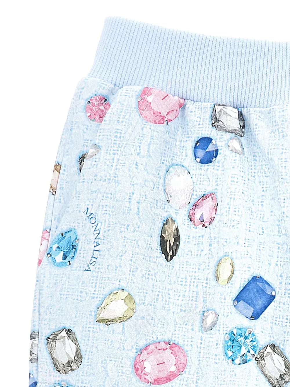 Monnalisa Trainingsbroek met print Blauw