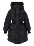 Monnalisa hooded puffer coat - Black