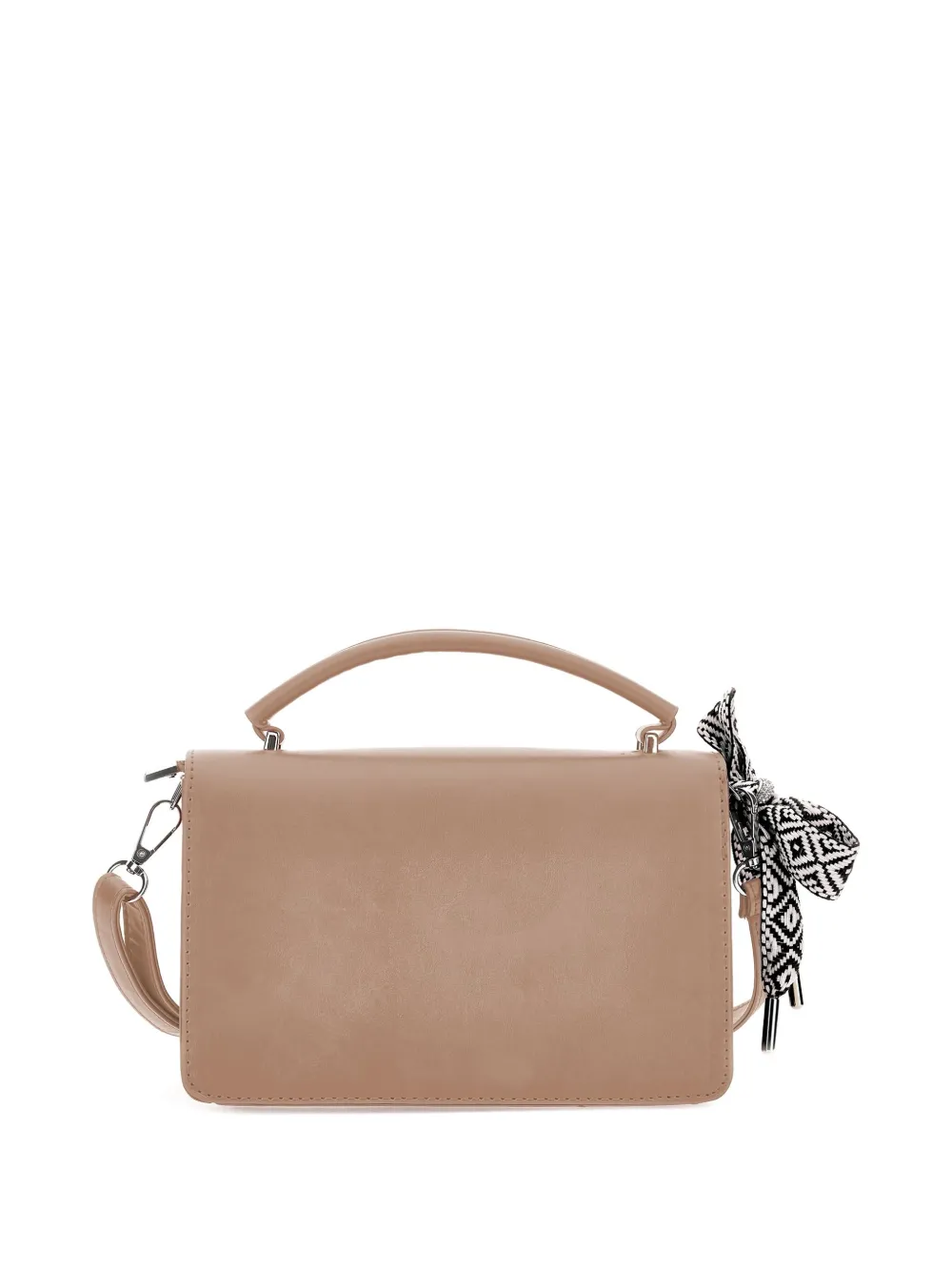 Monnalisa Schoudertas met logo-reliëf Beige
