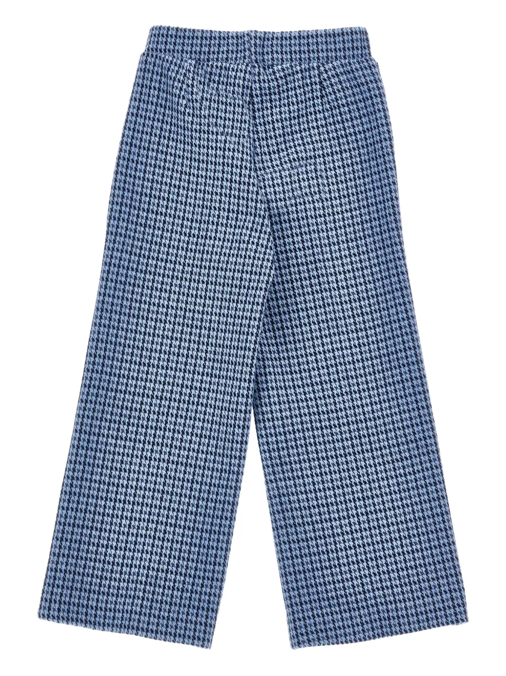 Monnalisa houndstooth wide-leg trousers | Girls Casual Trousers | Image 2