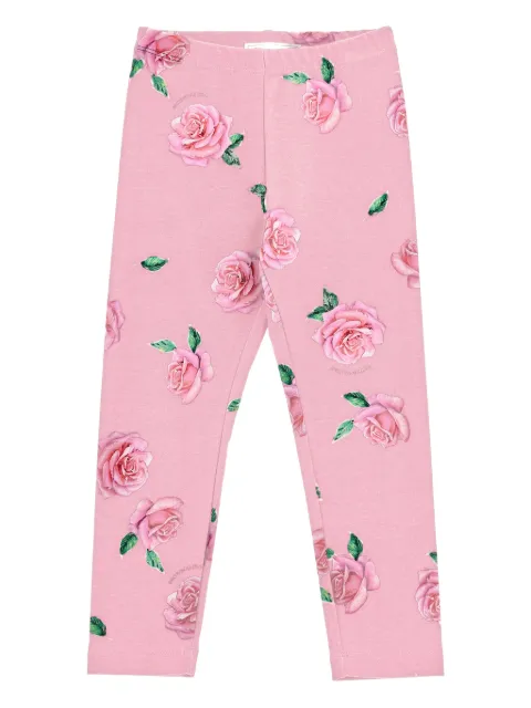 Monnalisa floral-print leggings