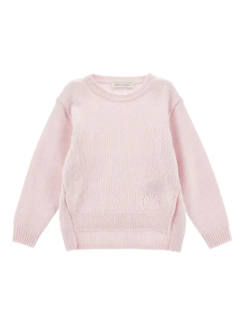 Monnalisa side-slits sweater