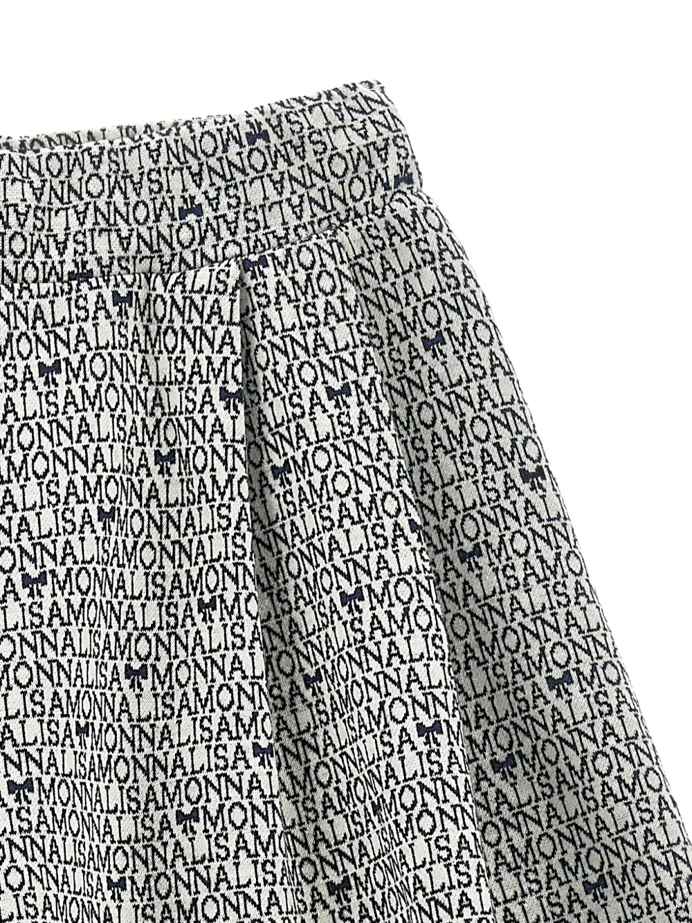 Monnalisa Shorts met monogramprint Wit