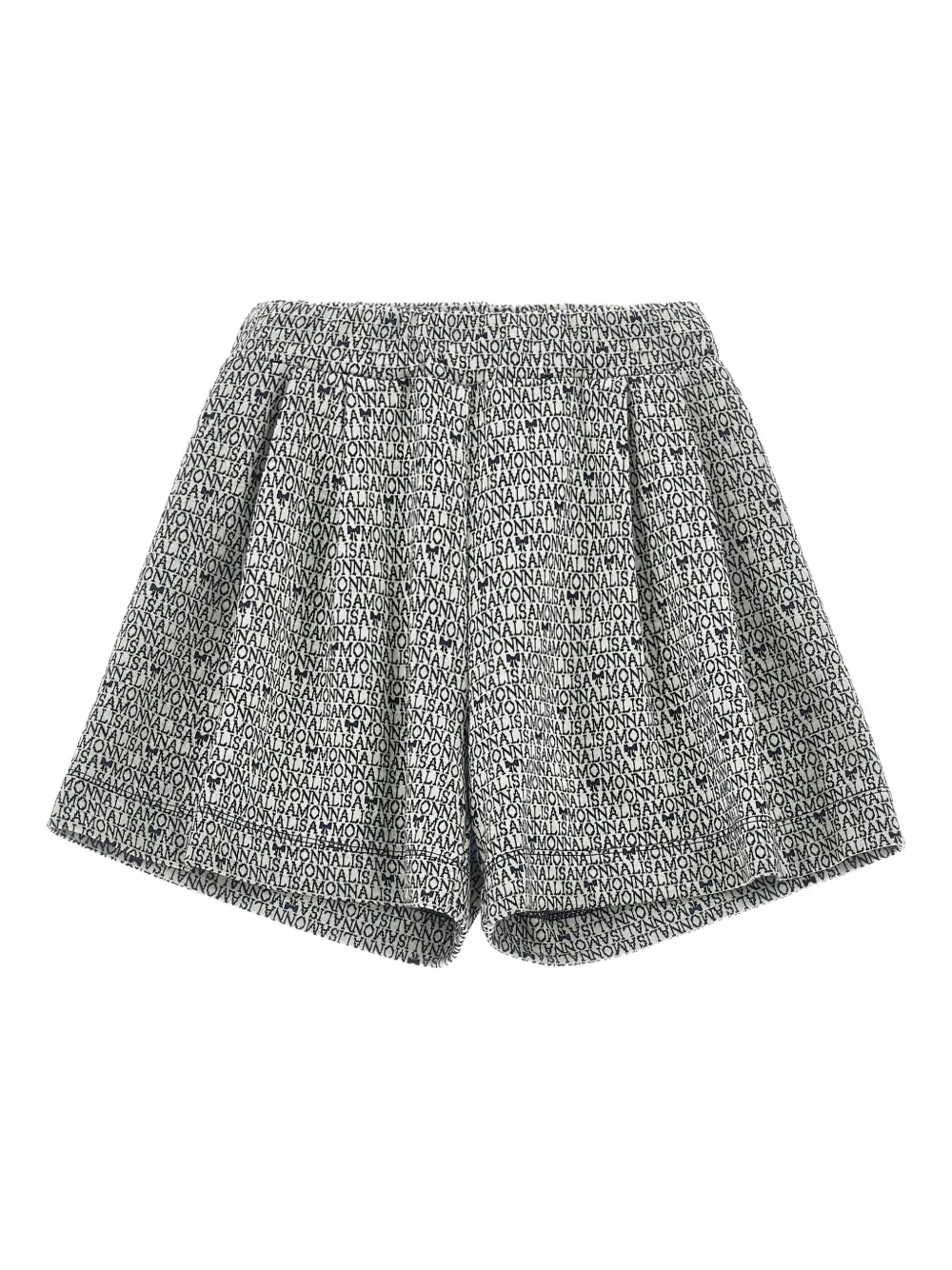 Monnalisa bermudas con monograma estampado | blanco | Image 1