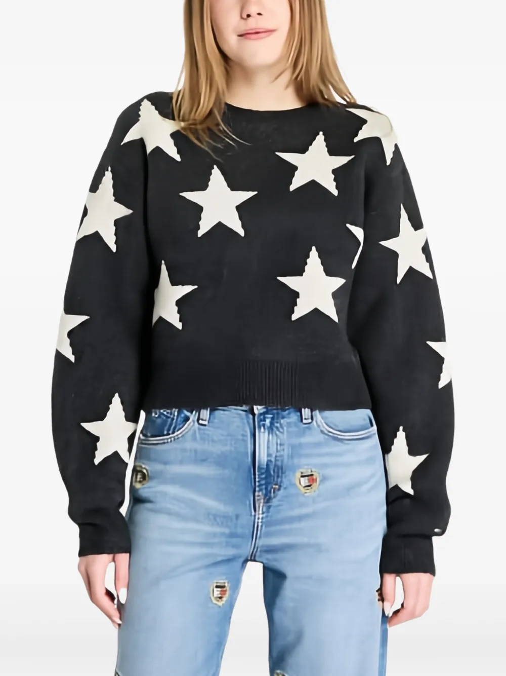 Tommy Jeans Star-pattern Jumper
