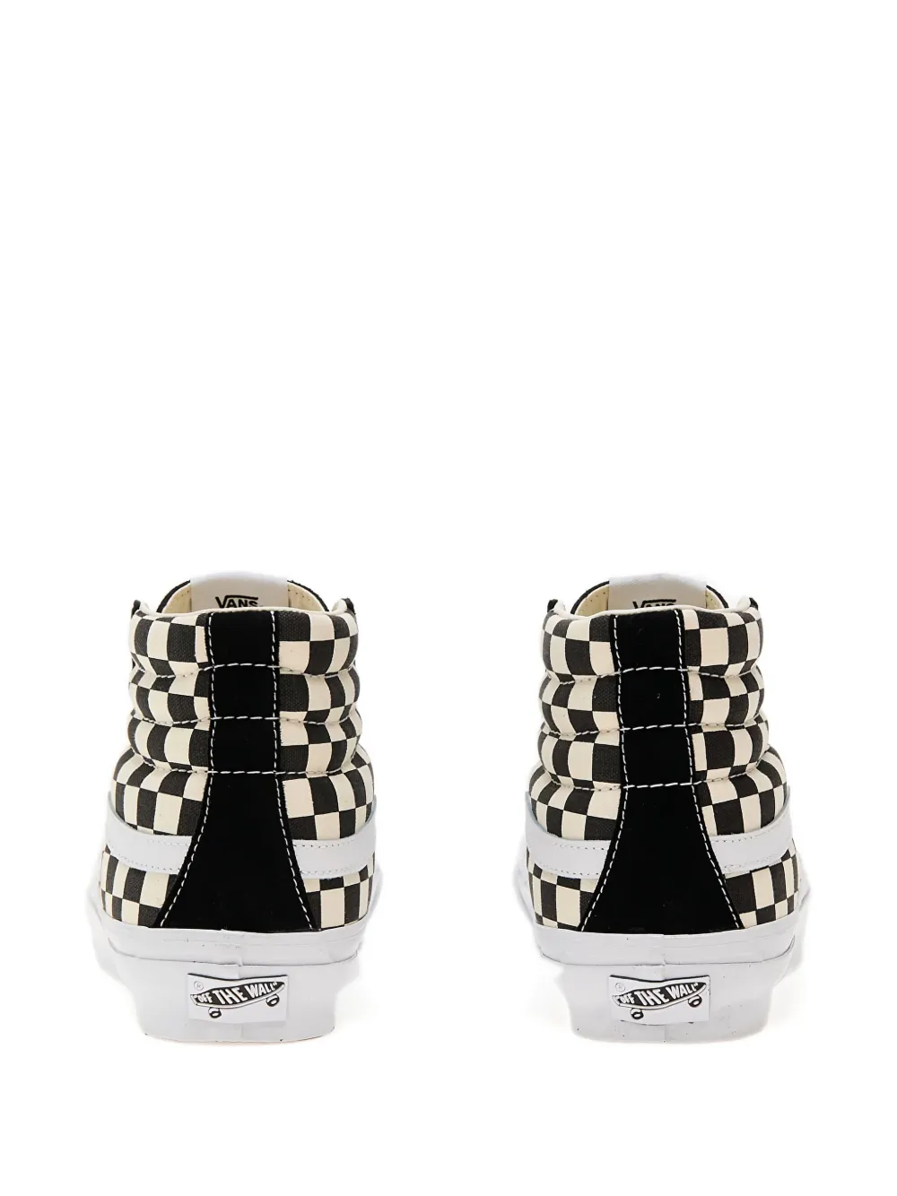 Vans Sk8-hi Reissue 38 Lx Checkerboard Sneakers In Black