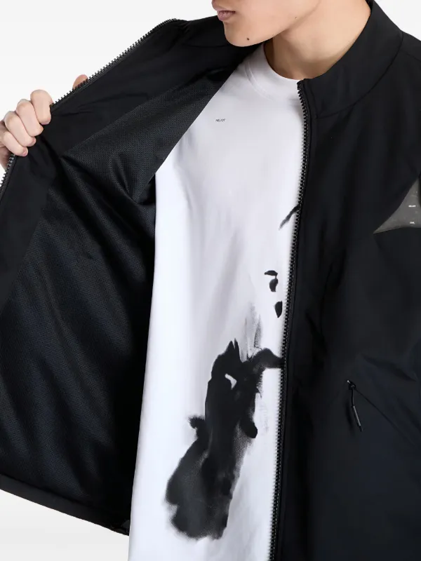 HELIOT EMIL Surtsey Windbreaker | Black | FARFETCH CA