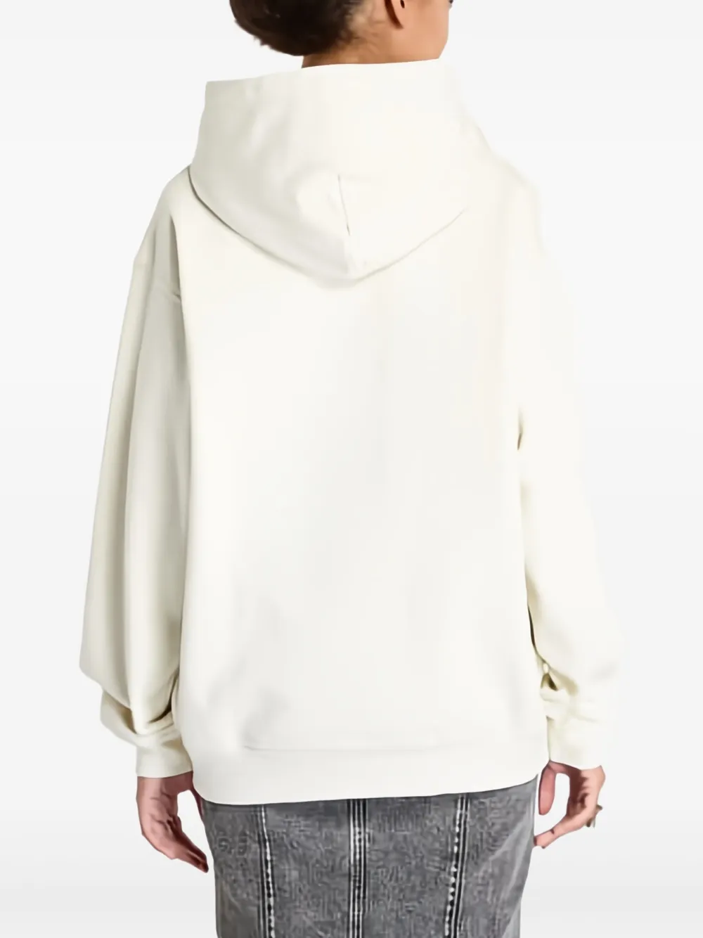 DIME LOGO-EMBROIDERED HOODIE
