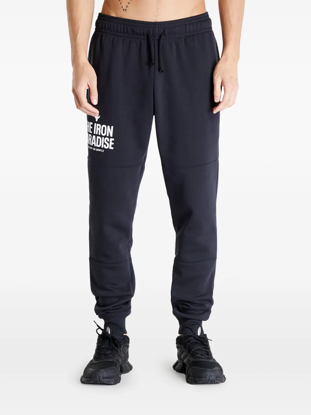 Under Armour Project Rock Rival track pants | Black | Image 1
