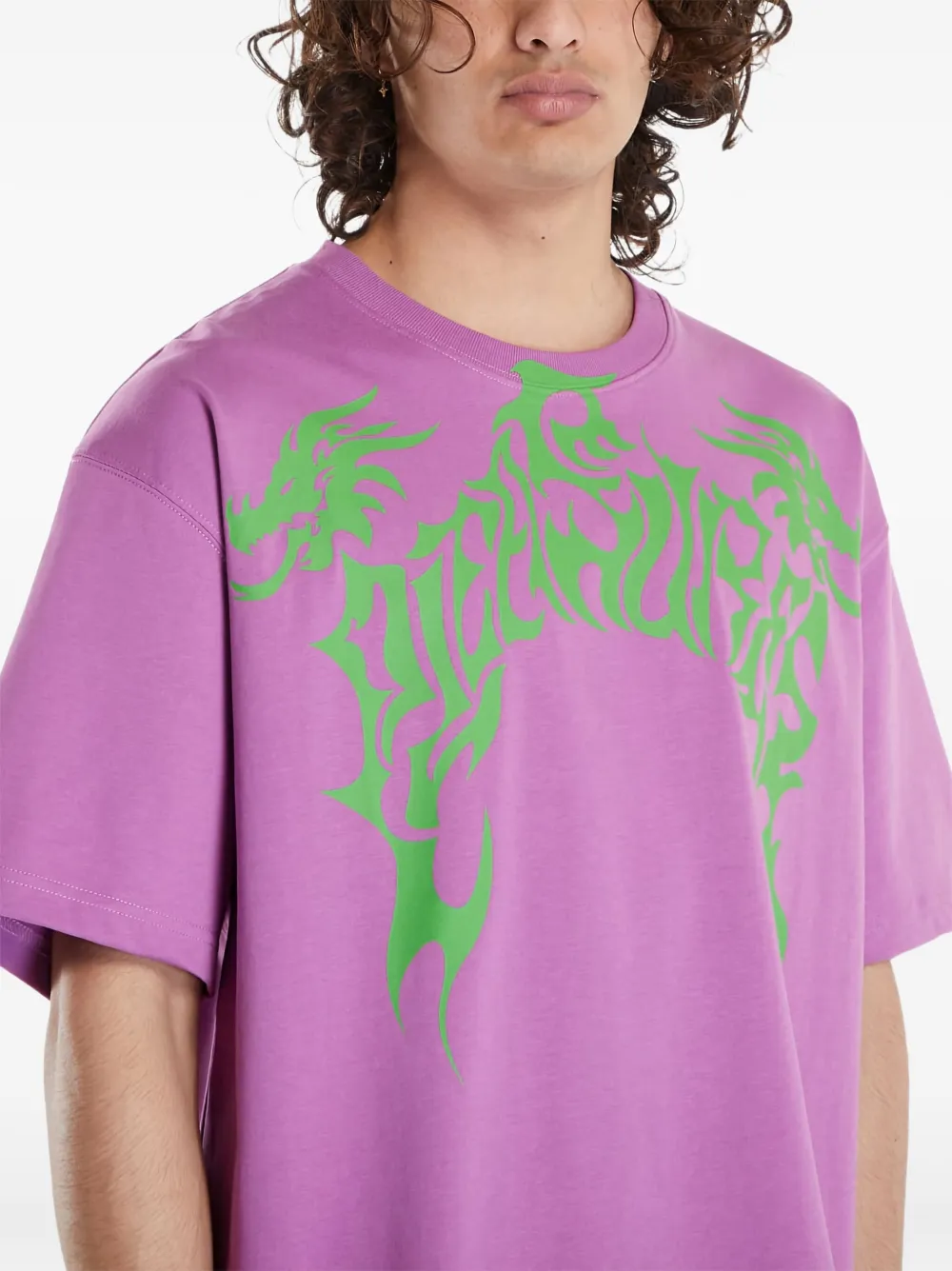 Pleasures Dragon T-shirt Paars