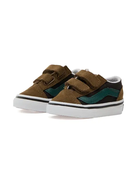 Vans Old Skool touch-strap suede sneakers