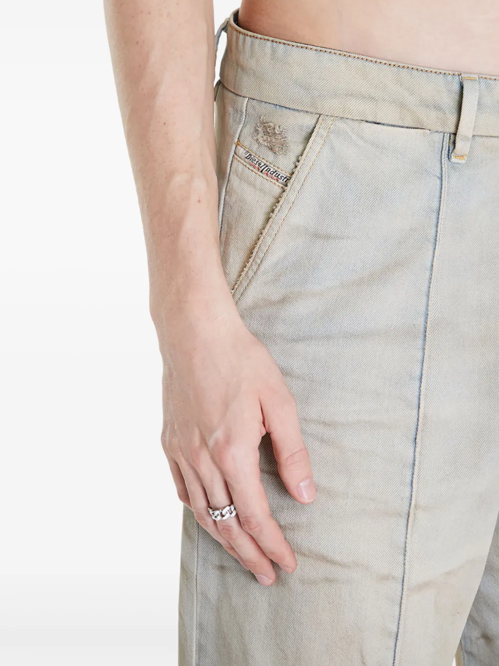 Diesel D-Chino-Work-S broek Grijs