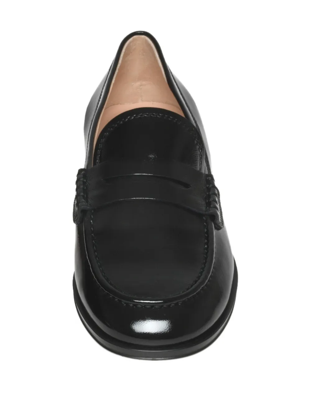 Gianvito Rossi leather loafers Black