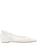 Gianvito Rossi Evie ballerina shoes - White