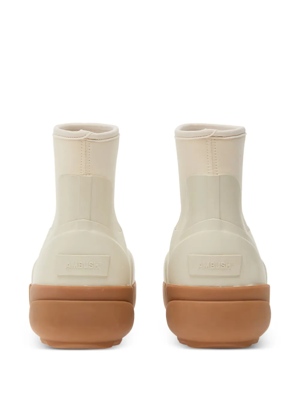 AMBUSH panelled boots Neutrals