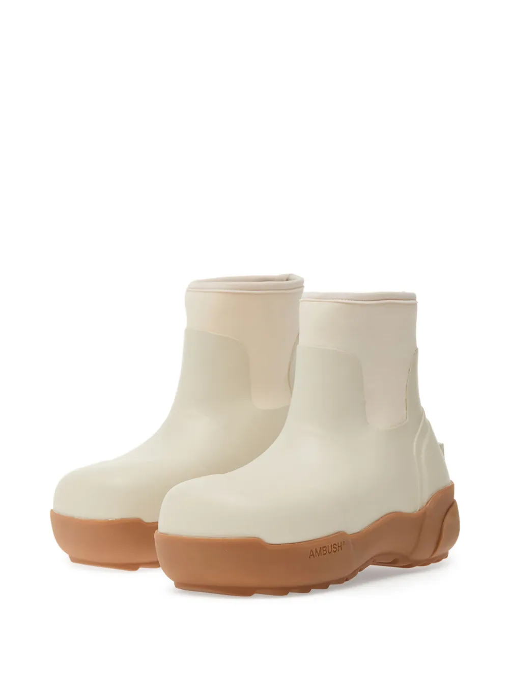 AMBUSH panelled boots Neutrals