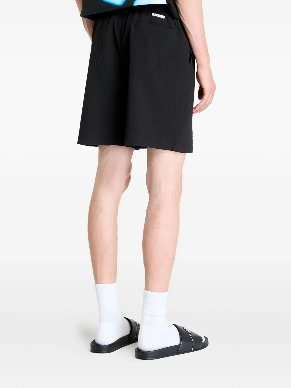 Pleasures Trainingsshorts met hartpatch Zwart