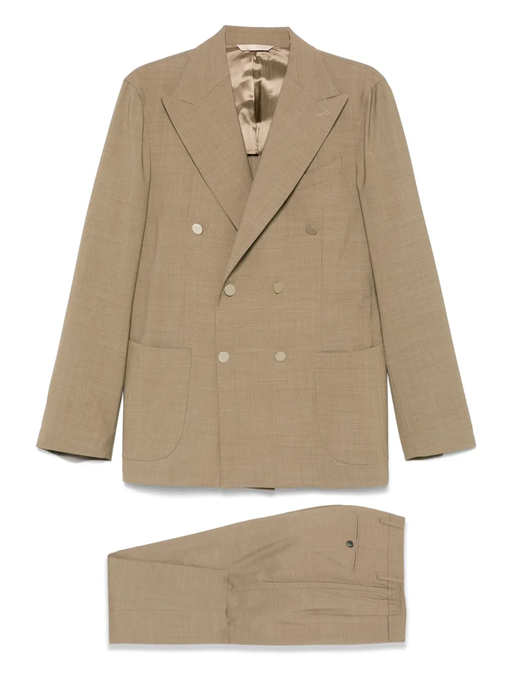 Briglia 1949 traje con doble botonadura | marrón | Image 1