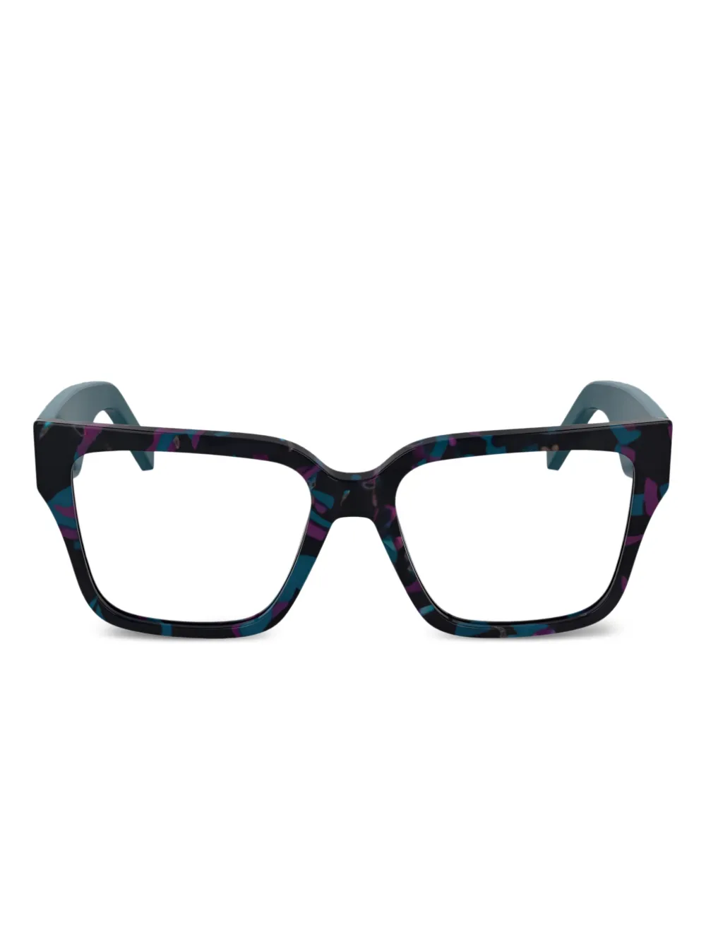Karl Lagerfeld lunettes de vue à logo imprimé | bleu | Image 1