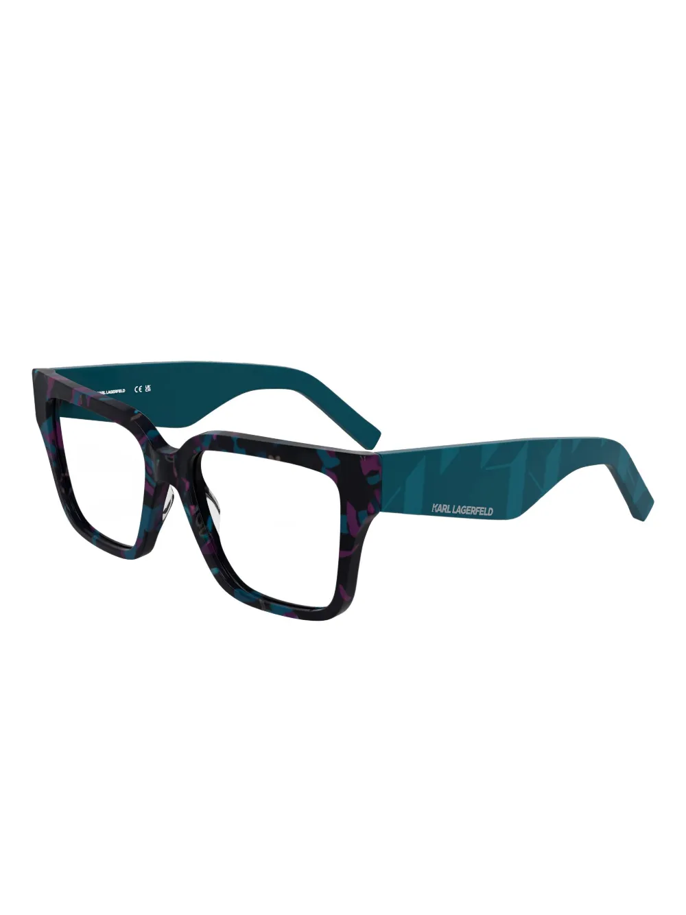 Karl Lagerfeld lunettes de vue à logo imprimé | Image 2