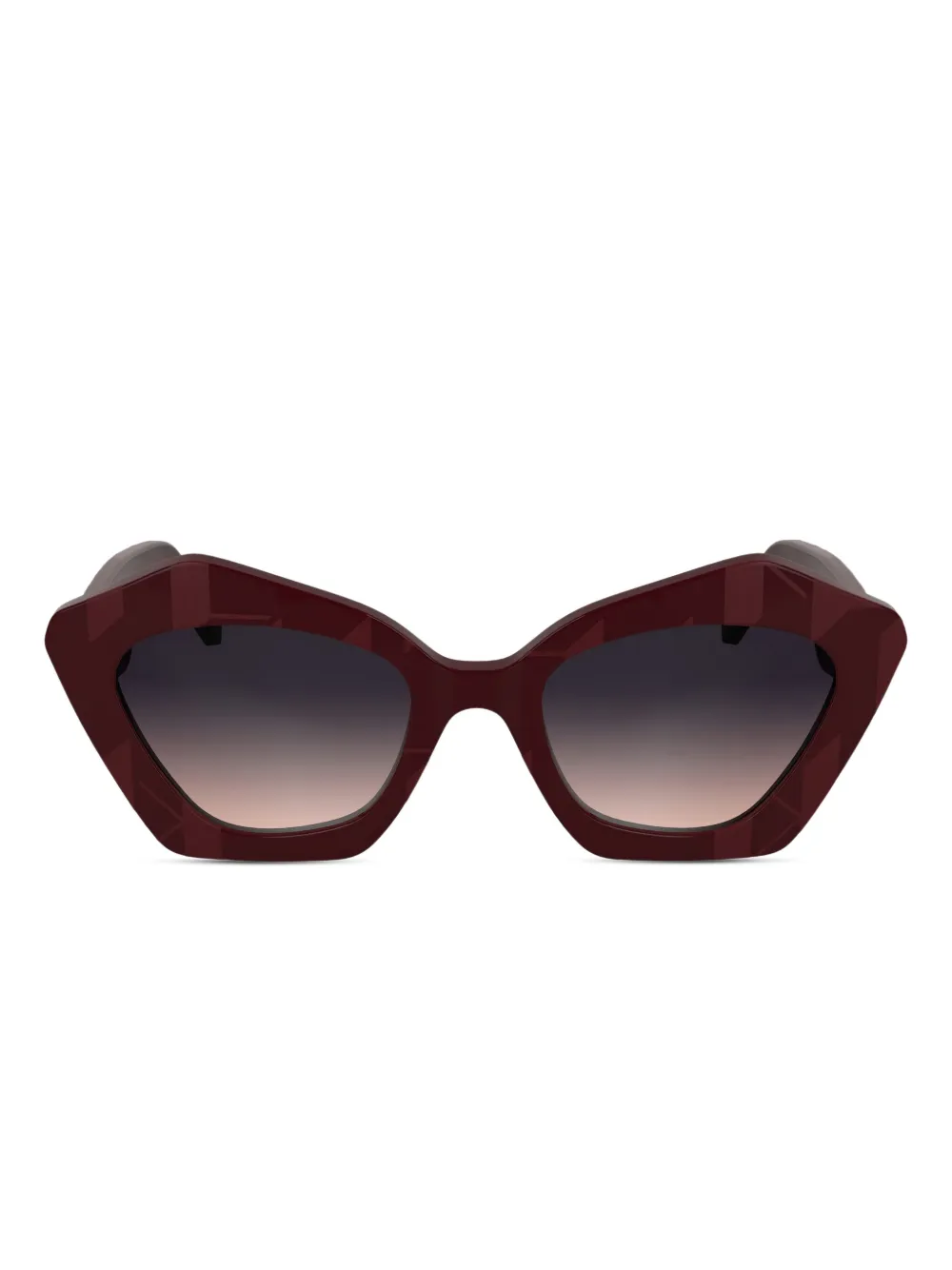 Karl Lagerfeld Zonnebril met logoprint Rood