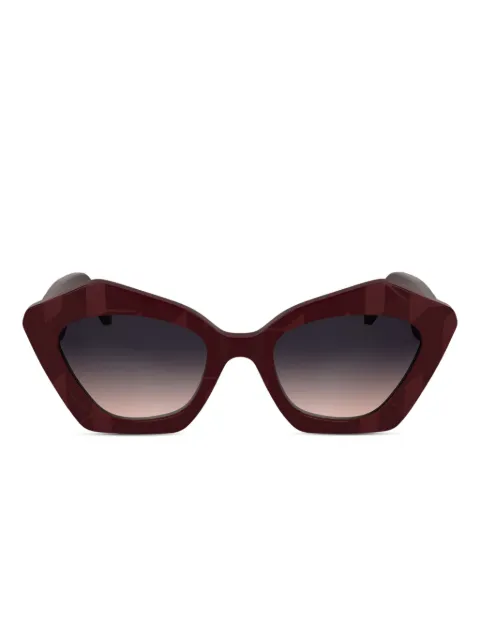 Karl Lagerfeld lentes de sol con logo estampado
