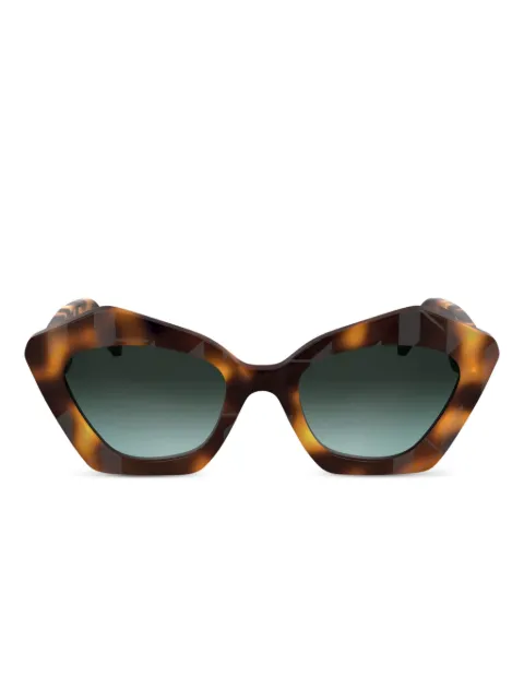Karl Lagerfeld lentes de sol con logo estampado