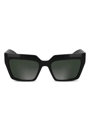 Ray-Ban スクエアフレーム サングラス | ブラック | FARFETCH JP