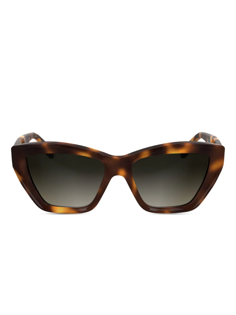 Karl Lagerfeld Zonnebril met logoprint Bruin