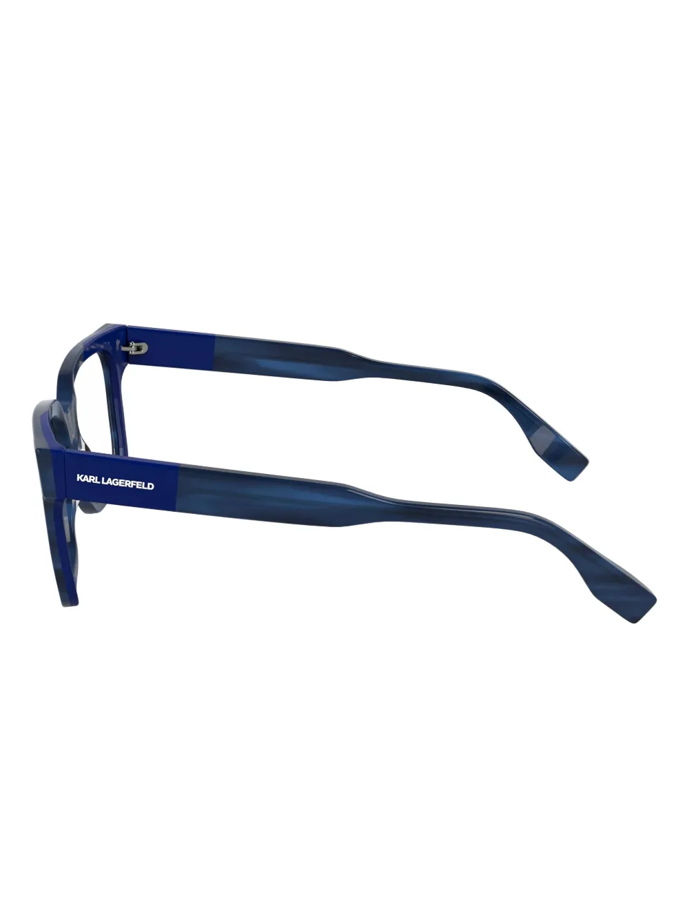 Karl Lagerfeld Bril met rechthoekig montuur Blauw