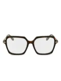 Karl Lagerfeld square-frame glasses - Brown