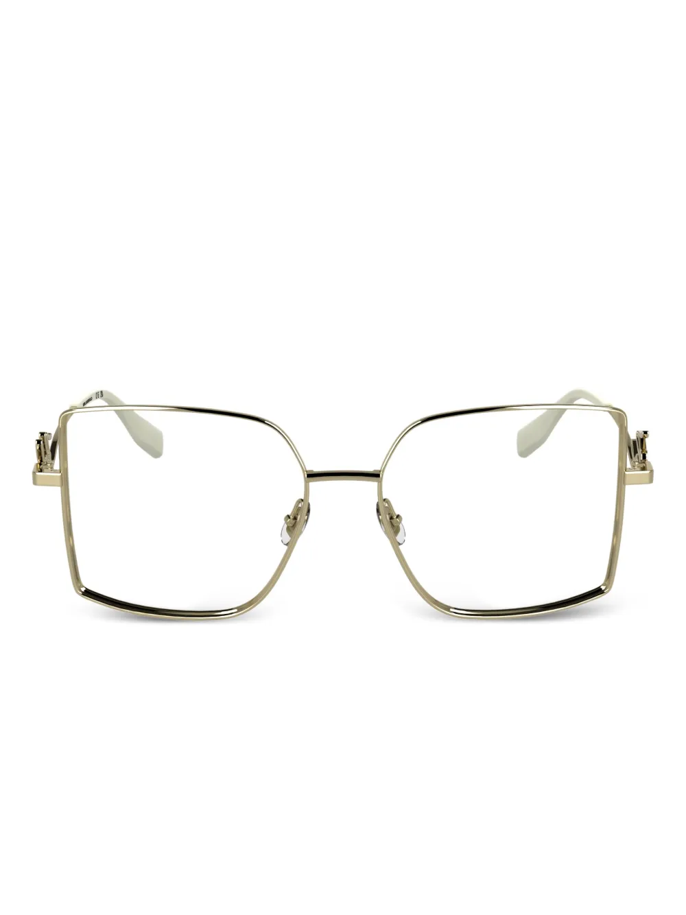 Karl Lagerfeld geometric-frame glasses | Gold | Image 1