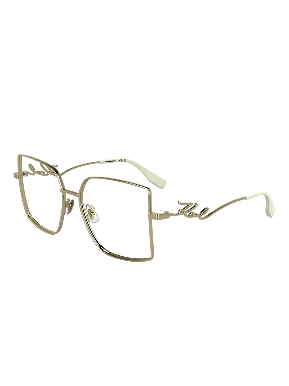 Karl Lagerfeld geometric-frame glasses | Image 2