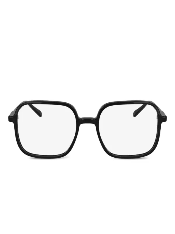 Karl Lagerfeld スクエア眼鏡フレーム | ブラック | FARFETCH JP