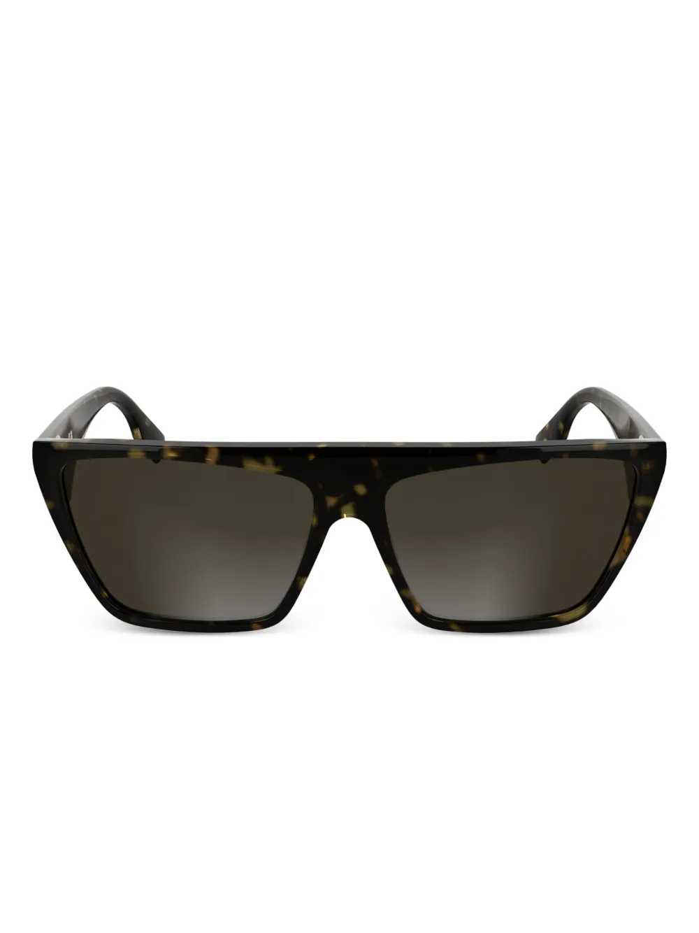 Karl Lagerfeld Sonnenbrille mit Logo-Print - Grün