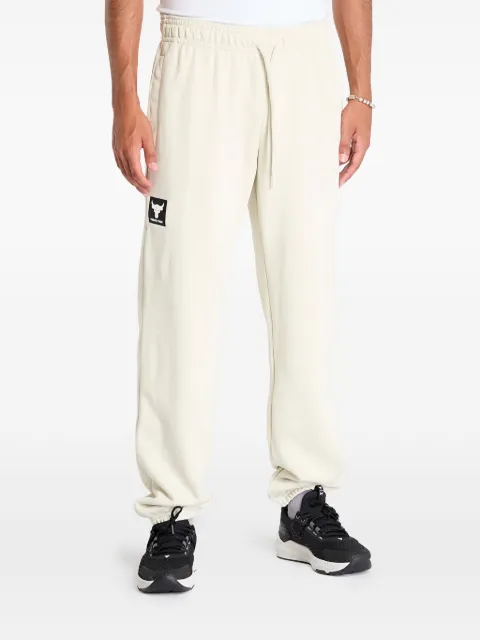 Under Armour Project Rock logo-patch track pants