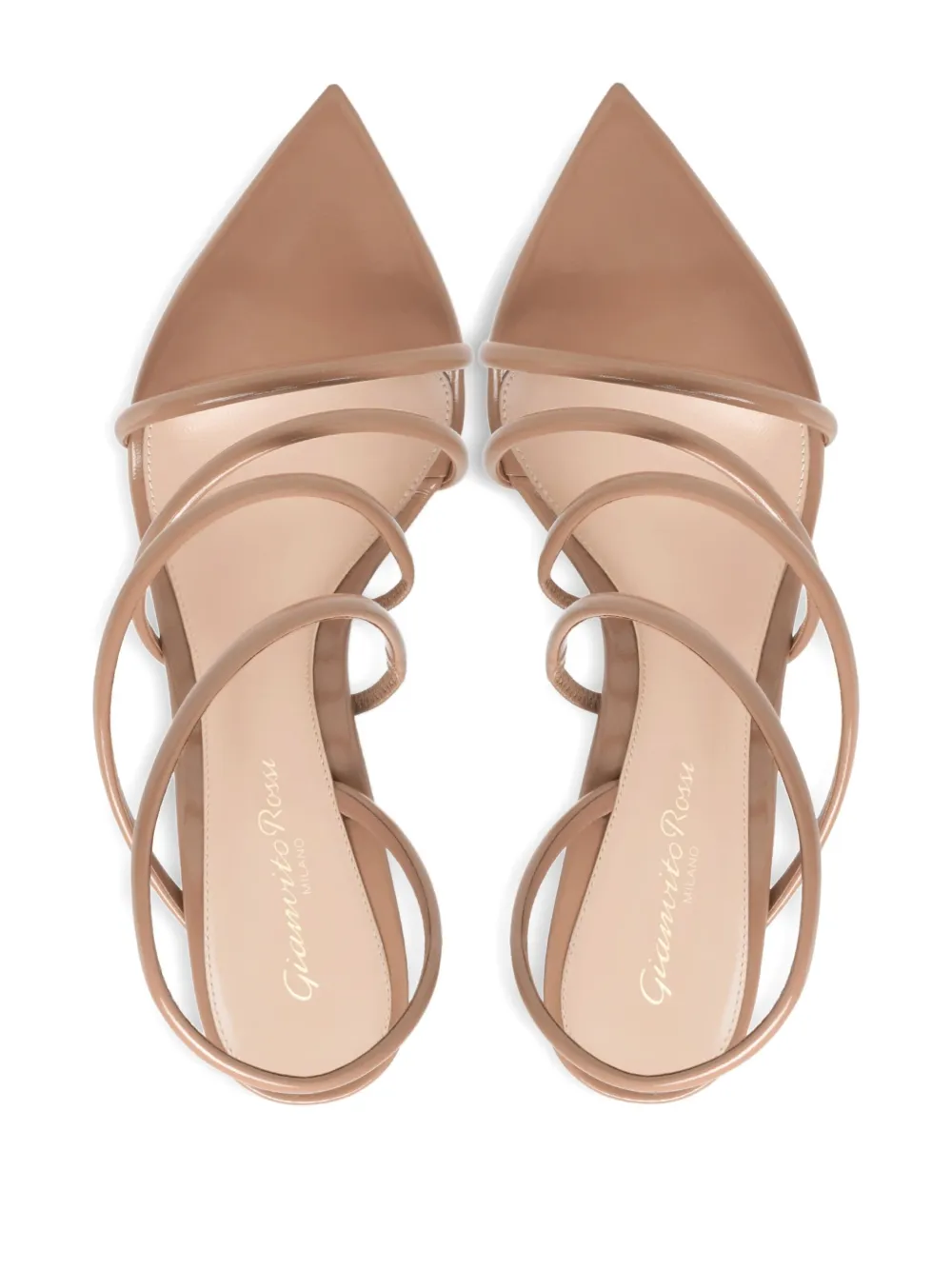 Gianvito Rossi 105mm Ettie sandals Neutrals