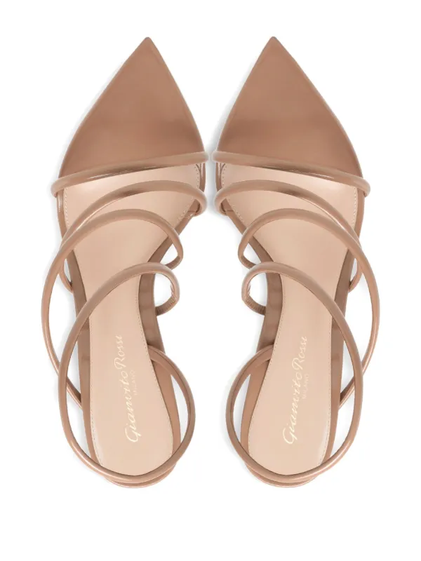 Gianvito Rossi 105mm Ettie Sandals | Neutrals | FARFETCH