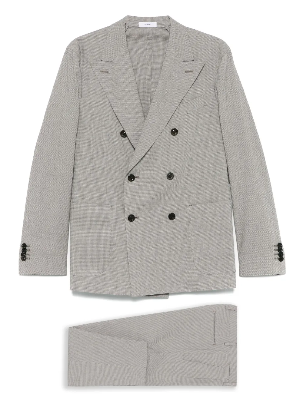 Boglioli micro-pattern suit | Brown | Image 1